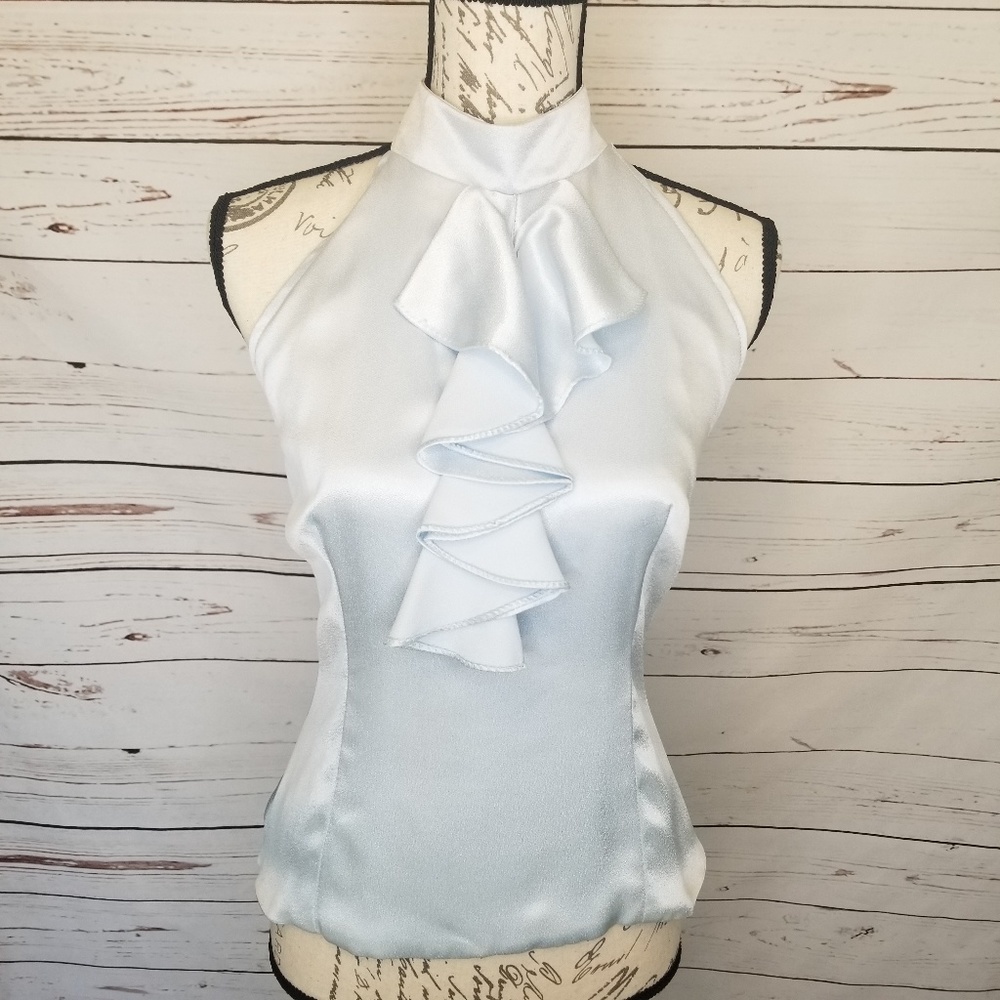 PATTY WOODARD Vintage 1970's Halter Top S